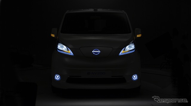 日産e-NV200パネルバンコンセプトのティーザー画像