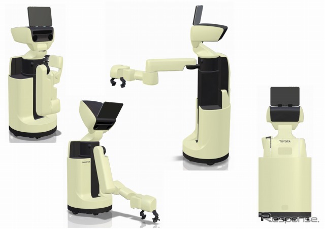 トヨタ自動車が開発した生活支援ロボット（HSR）