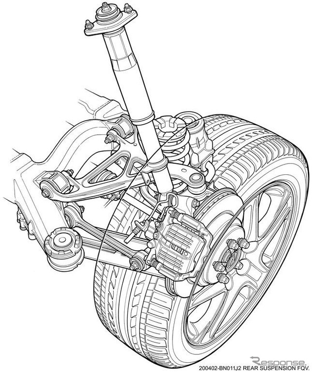 【ホンダ レジェンド新型発表】サスペンションは旋回性能重視