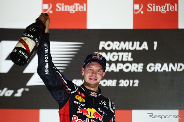 【F1 シンガポールGP】セバスチャン・ベッテルが10戦ぶりの優勝