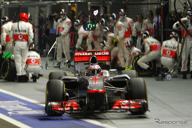 ジェンソン・バトン(2012年シンガポールGP)