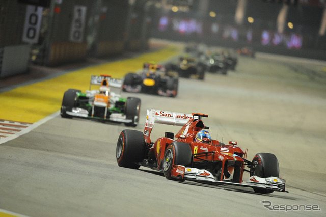 フェルナンド・アロンソ(2012年シンガポールGP)