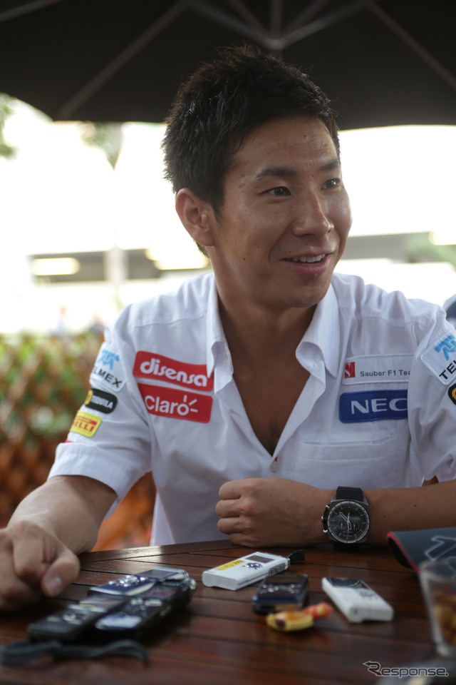 小林可夢偉（2012年 F1シンガポールGP）