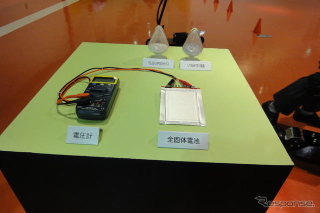 トヨタ・出力密度を5倍に高めた全固体電池のセル