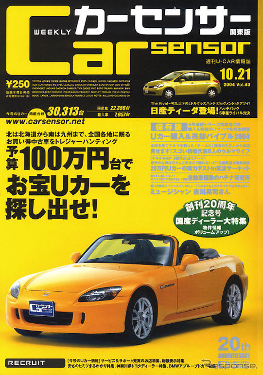 2冊分の情報を1冊で…太っ腹20周年の今を見逃すな!!