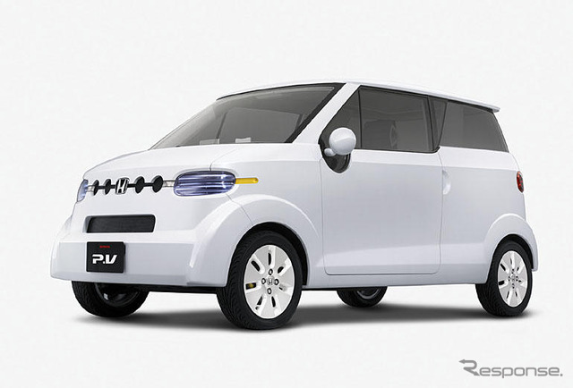 【東京モーターショー04】ホンダ P.Vで輝く