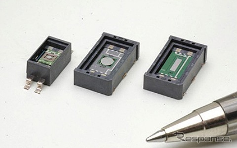 電磁式駆動のレーザー走査型MEMSミラー