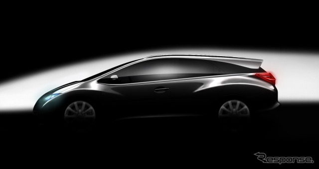 新型シビック ワゴンモデル (スケッチ)