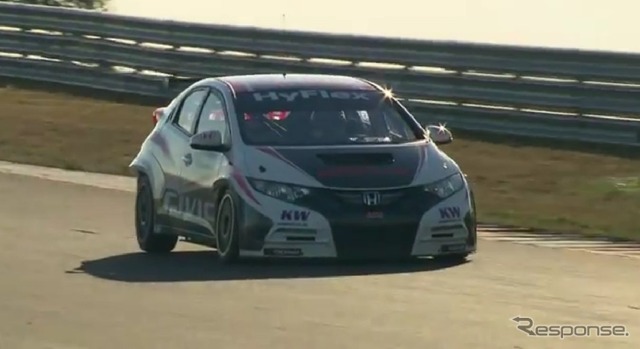 10月の鈴鹿デビューに向けて、順調にテストを重ねるホンダ シビック WTCC
