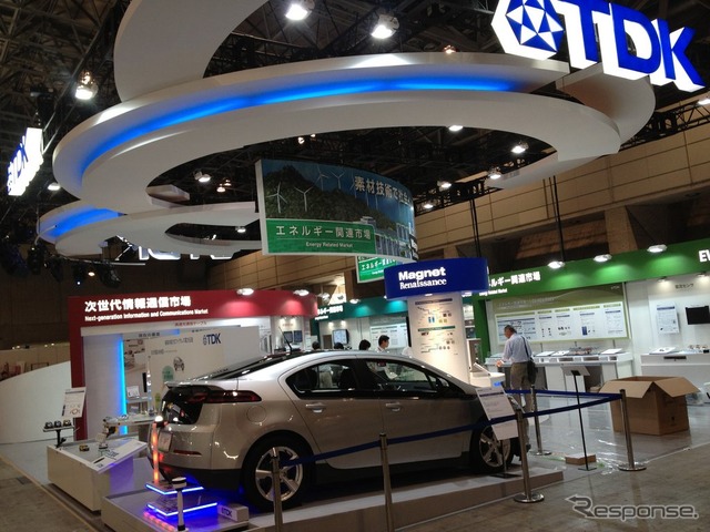 CEATEC 12ブース設営の様子(10月1日撮影)