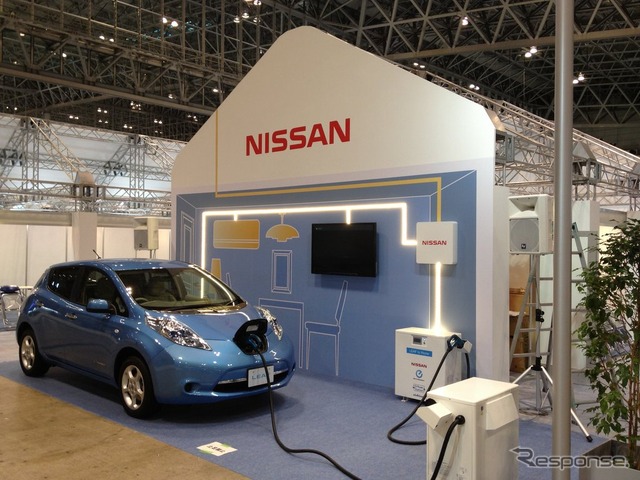CEATEC 12ブース設営の様子(10月1日撮影)
