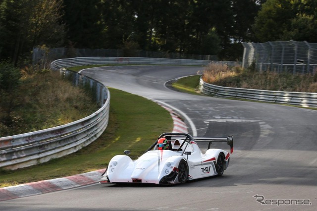 トヨタのTMG EV P002。ドイツ・ニュルブルクリンクで7分22秒329のEV最速ラップタイムを記録