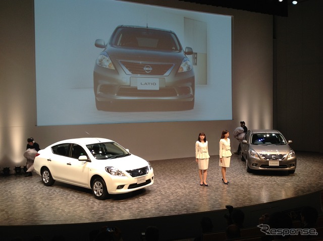 日産・新型ラティオ発表会