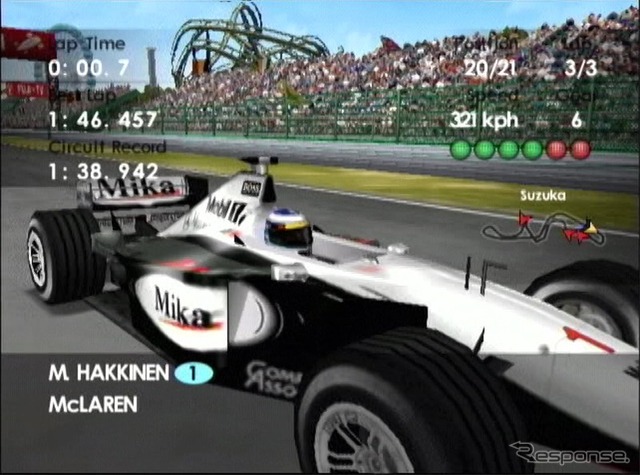 【DC F1 WORLD GRAND PRIX II】コンシューマ最高画質の「F1」ゲーム登場!!