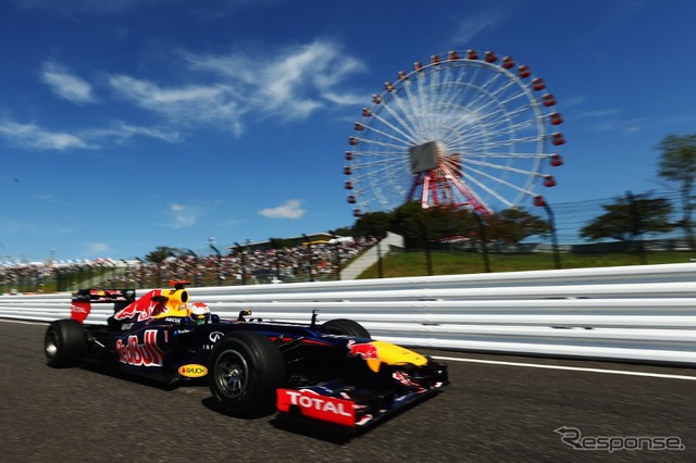 【F1 日本GP】ウェバーがトップタイム…フリー走行