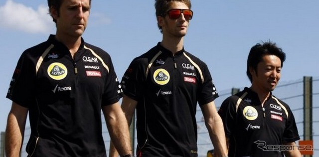 ロータスF1チームのようす（2012年F1日本GP）