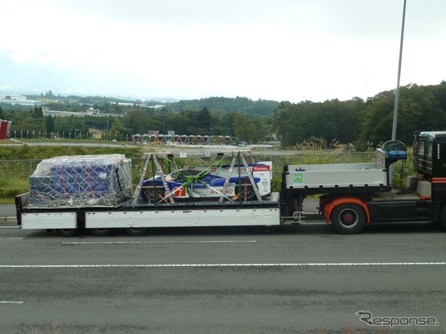 続々と会場入りするルマンカー