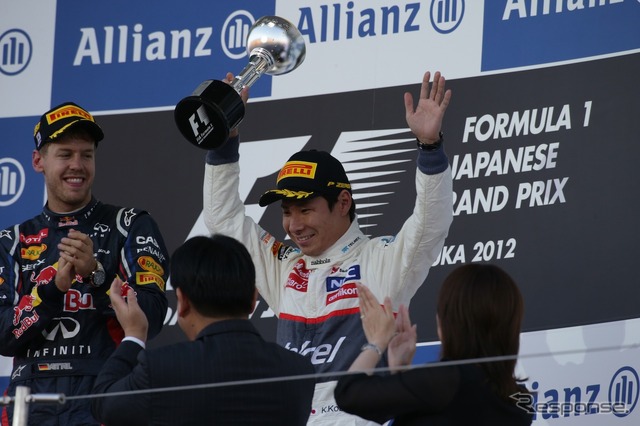 【F1 日本GP】3位入賞の可夢偉、ファンに感謝のウィークエンド［写真蔵］