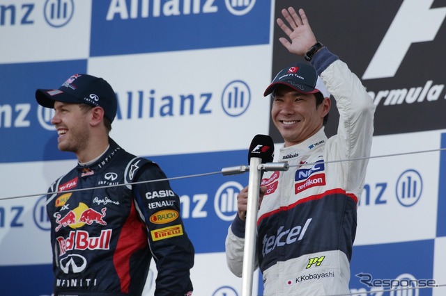 【F1 日本GP】3位入賞の可夢偉、ファンに感謝のウィークエンド［写真蔵］