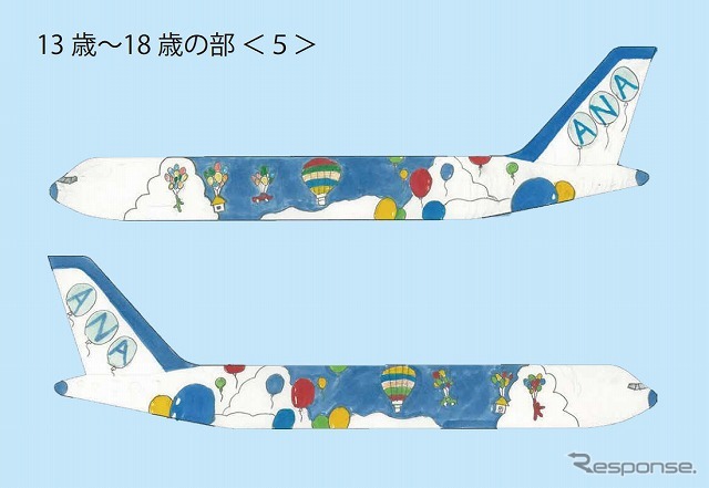 ANA 機体デザインコンテスト、入賞作品決定 6枚目の写真・画像