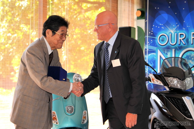 成川商会 代表取締役会長/CEO 成川洋一郎氏とGiuseppe Messina氏