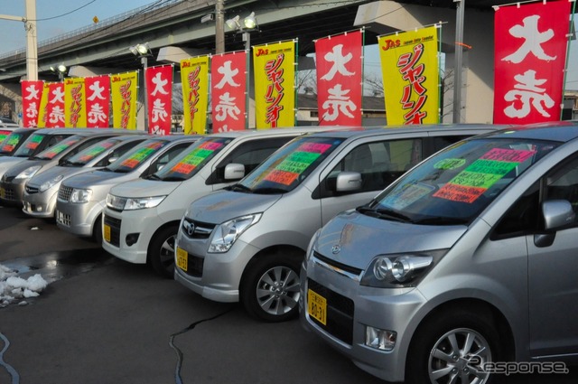 中古車販売店（参考画像）