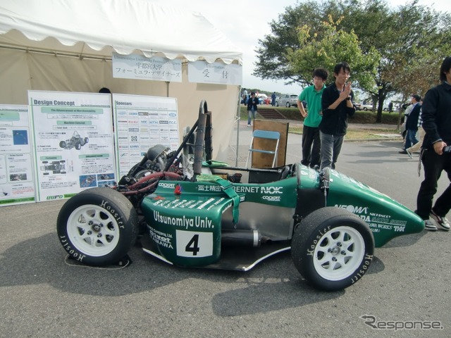 宇都宮大学フォーミュラ・デザイナーズのマシン