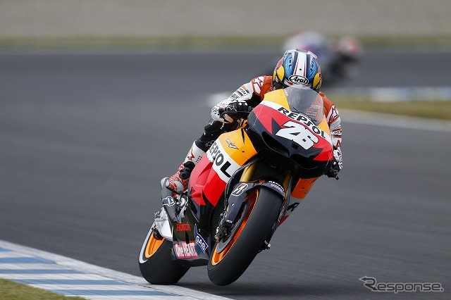 今季5勝目を飾ったダニ・ペドロサ（ホンダ）