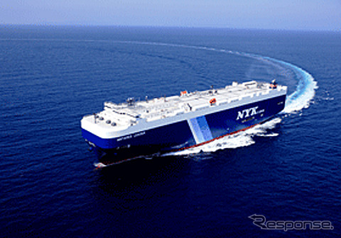 日本郵船向け自動車運搬船