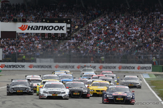 アウディ、メルセデス、BMWの3社が覇権を競うDTM。