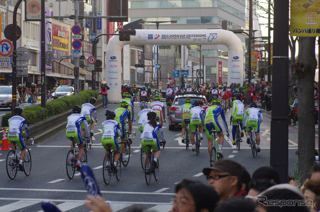 レース開始前のパレードラン