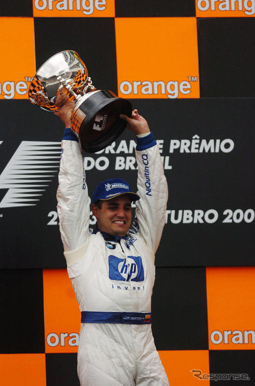 モントーヤ、チーム代表に捧げる今季初勝利…ブラジルGP