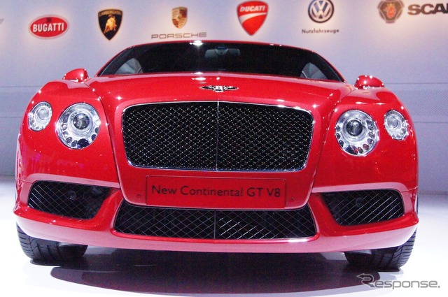 ベントレー・コンチネンタルGT V8(サンパウロモーターショー12前夜祭)