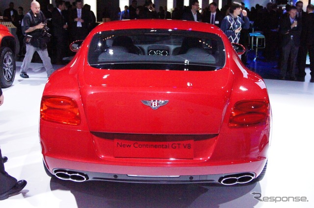 ベントレー・コンチネンタルGT V8(サンパウロモーターショー12前夜祭)