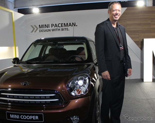 BMWグループMINIマーケティング本部長のアンドリアス ヴェッケ氏
