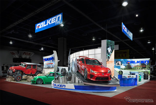 「SEMA SHOW 2012」ファルケンブース