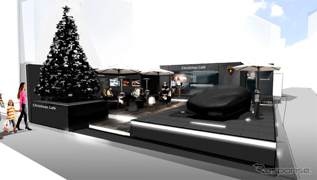 ランボルギーニ・限定クリスマスカフェ