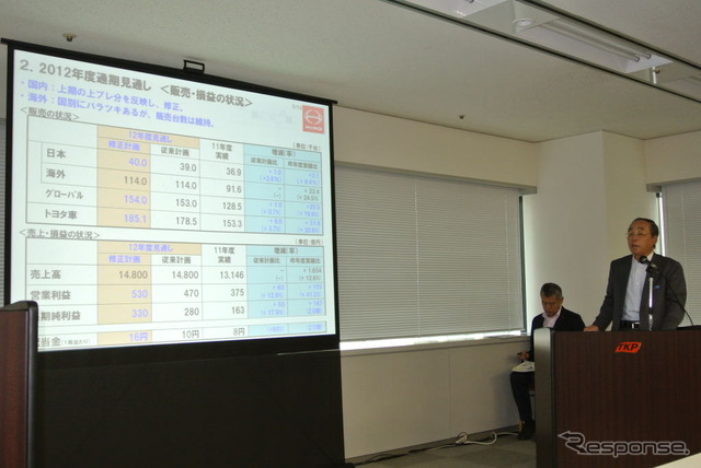日野自動車決算会見