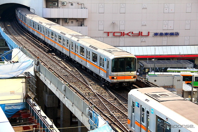 渋谷を発つメトロ銀座線01系