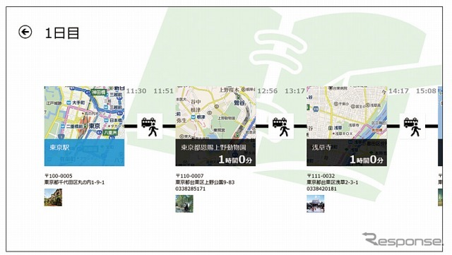Windows 8専用アプリ NAVITIME