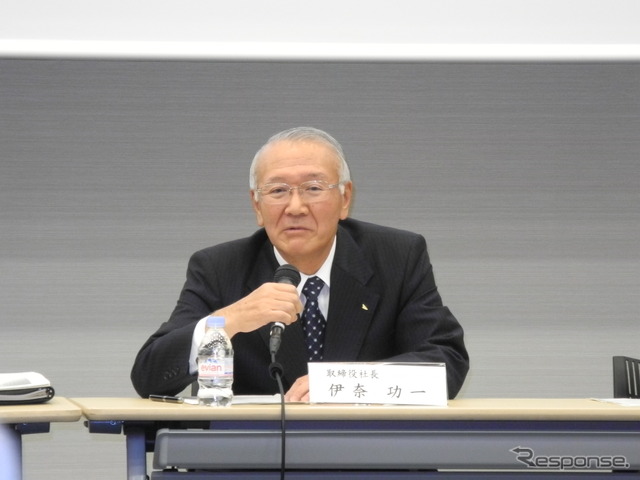 ダイハツ2013年3月期第2四半期決算 伊奈功一社長