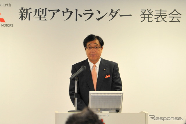三菱自動車工業の益子修社長
