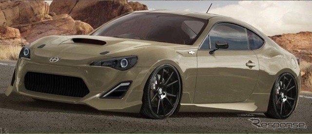 サイオンFR-S(日本名：トヨタ86）の3台のカスタマイズカー