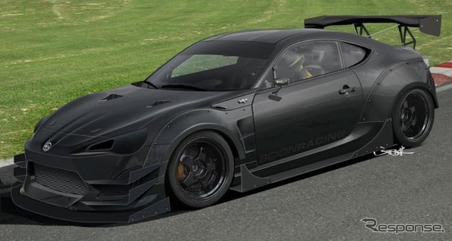 サイオンFR-S(日本名：トヨタ86）の3台のカスタマイズカー