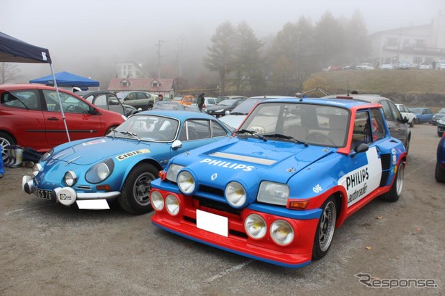 アルピーヌA110(左)、ルノー・5ターボ