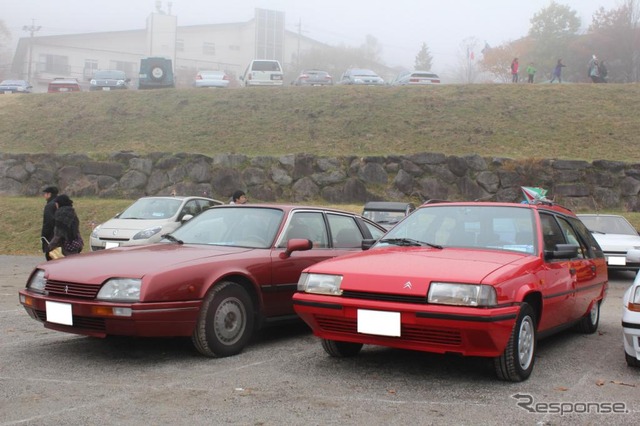 シトロエン・BX(右)、シトロエン・CX(左)