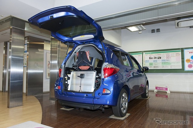 トヨタ ラクティス 車いす仕様車(スロープタイプ) 助手席側リヤシート付