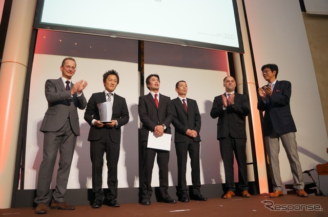 テクノロジー部門優勝はAudi 高松(小野桂介さん、川田祐史さん、川東敦彦さん)