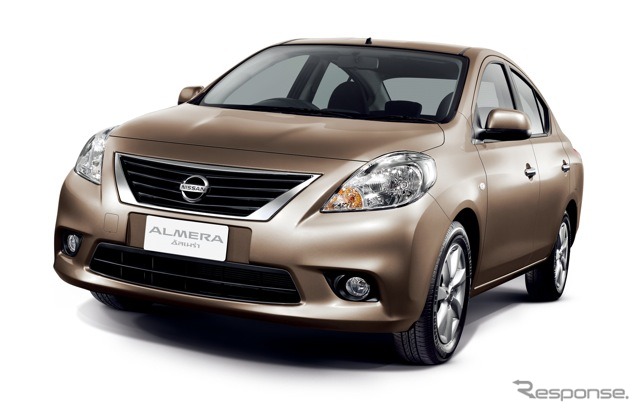 タイで生産されている日産アルメーラ（参考画像）