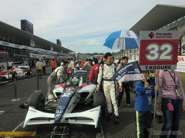 復調ムードの小暮卓史(ナカジマ・ホンダ)。今回は決勝6位&4位。